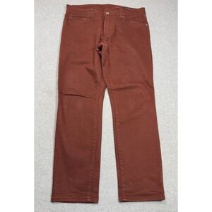 Bonobos Jeans Mens 32x28 Burgundy Tailored Leg Slim Fit Denim